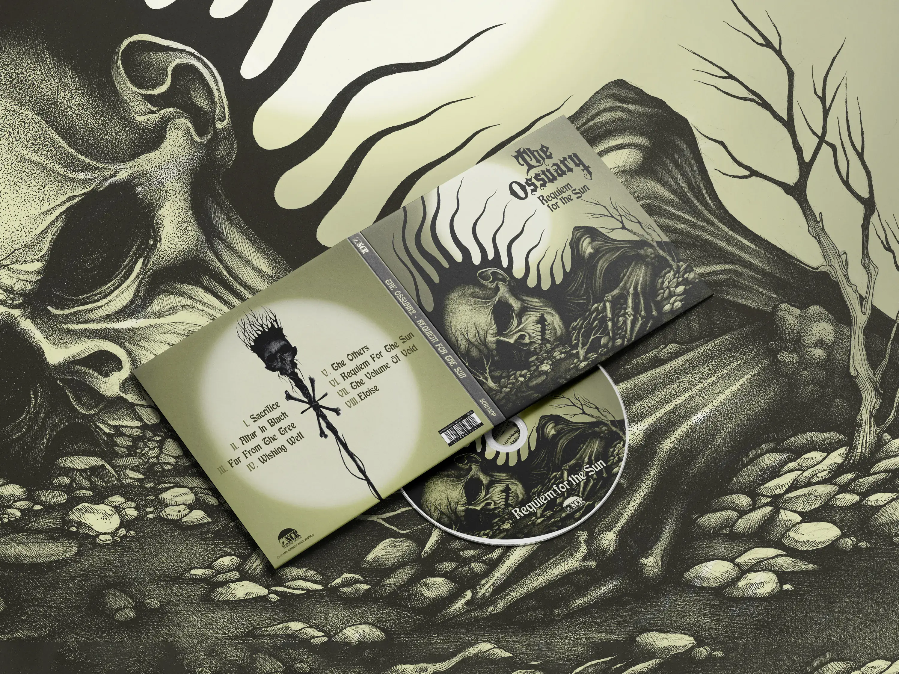 THE OSSUARY - Requiem For The Sun · DIGIPAK CD (Doom Metal/Doom Rock/Occult Rock CDs) · Bild 1