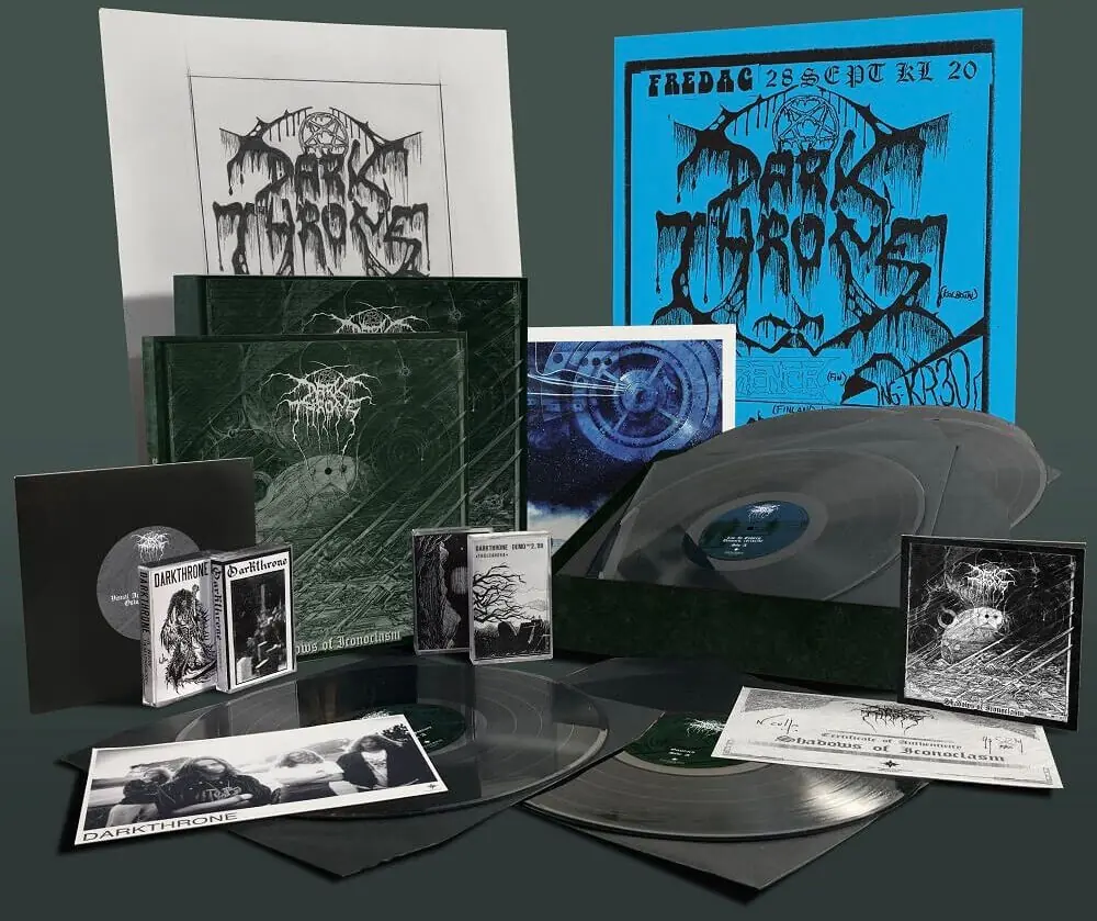 DARKTHRONE - Shadows Of Iconoclasm · DELUXE 6LP/5MC BOX (Black Metal Vinyl)