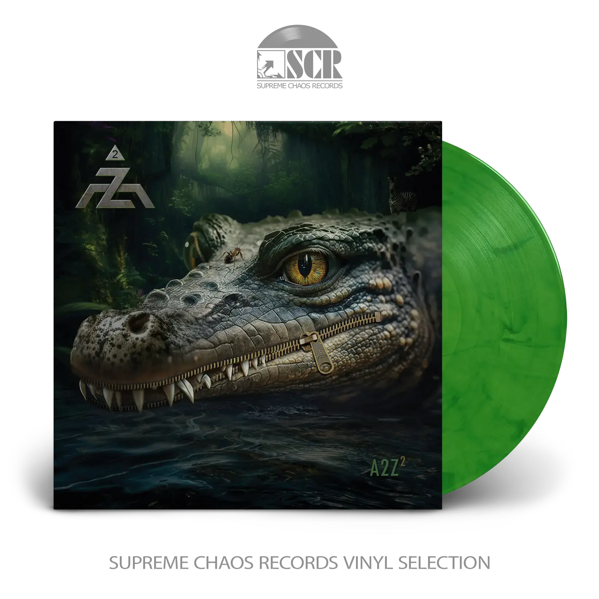 A-Z - A2Z² · GREEN MARBLED LP (Progressive Metal Vinyl)