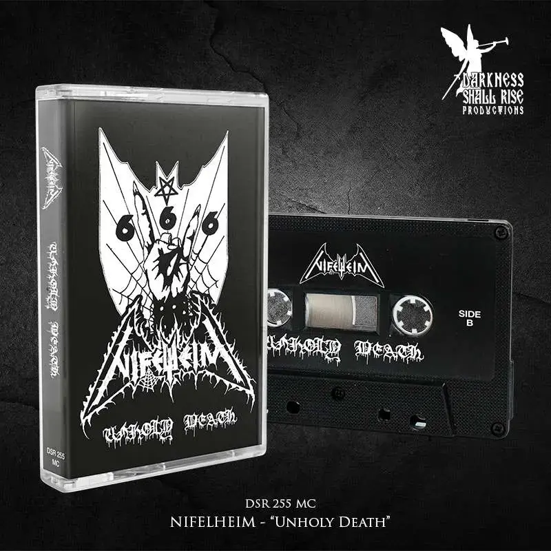 NIFELHEIM · Unholy Death | BLACK TAPE NIFELHEIM · Unholy Death | BLACK TAPE (Black Metal/Thrash Metal Tapes)