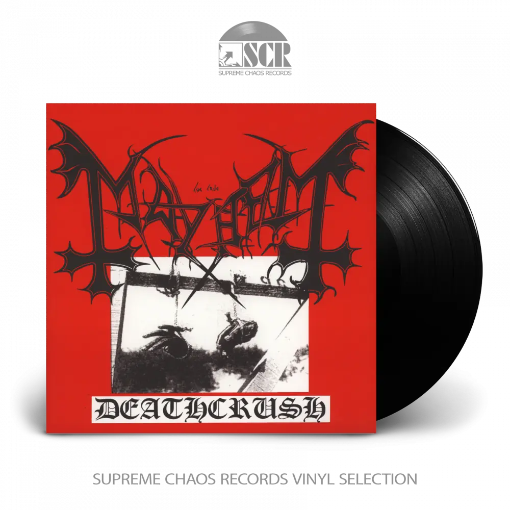 MAYHEM · Deathcrush | BLACK LP (Black Metal Vinyl)