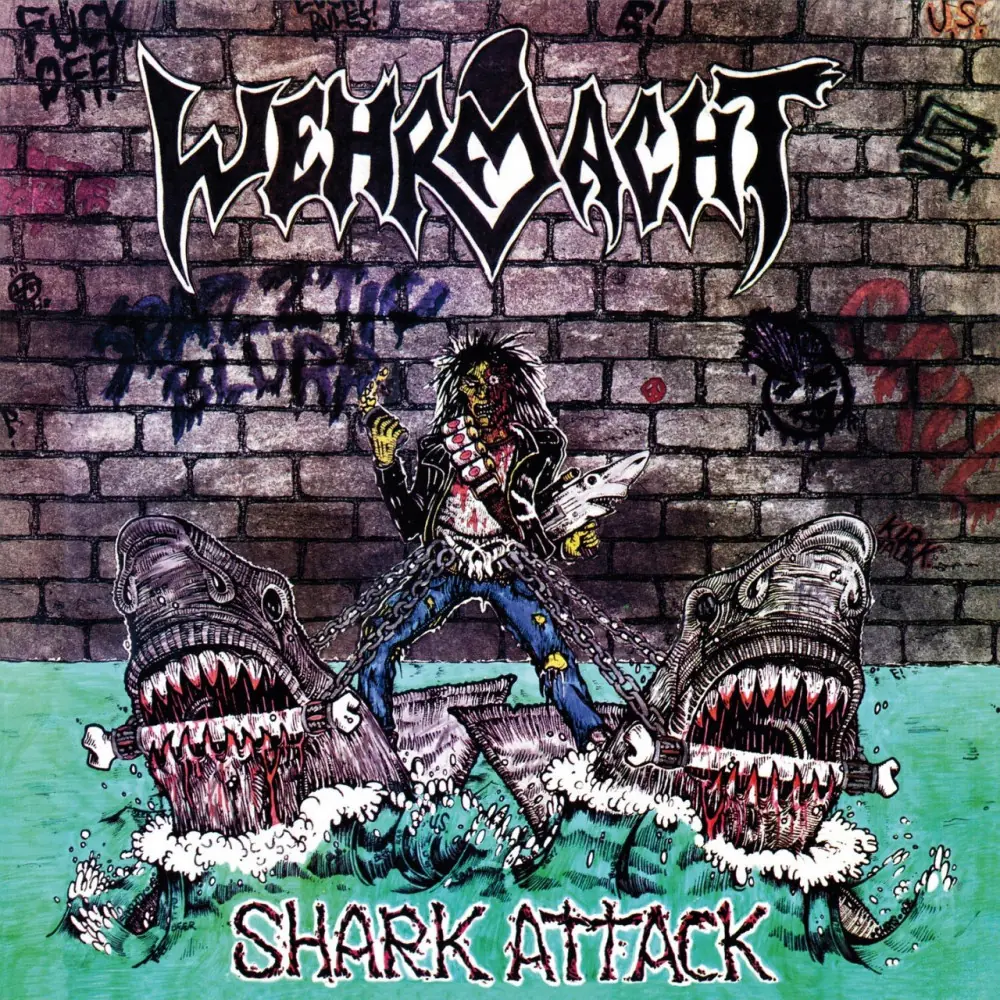 WEHRMACHT · Shark Attack | BLACK LP · Bild 1 WEHRMACHT · Shark Attack | BLACK LP (Thrash Metal Vinyl) · Bild 1