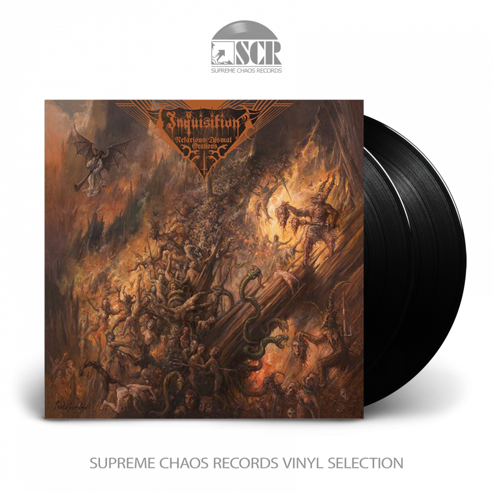 INQUISITION - Nefarious Dismal Orations · BLACK DLP INQUISITION - Nefarious Dismal Orations · BLACK DLP (Black Metal Vinyl)