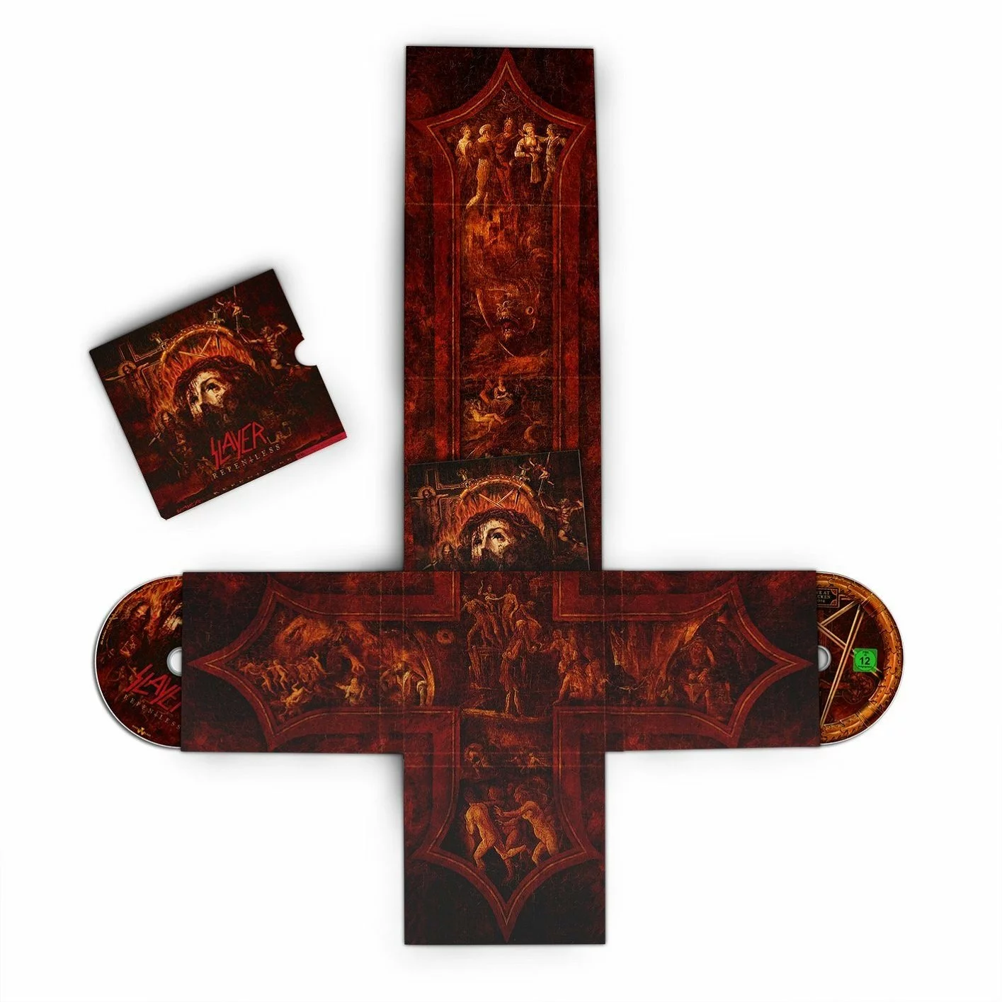 SLAYER - Repentless · CD+DVD DIGIPAK BOXCD (Thrash Metal CDs)