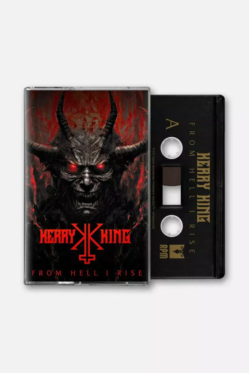 KERRY KING · From Hell I Rise | BLACK TAPE KERRY KING · From Hell I Rise | BLACK TAPE (Thrash Metal Tapes)
