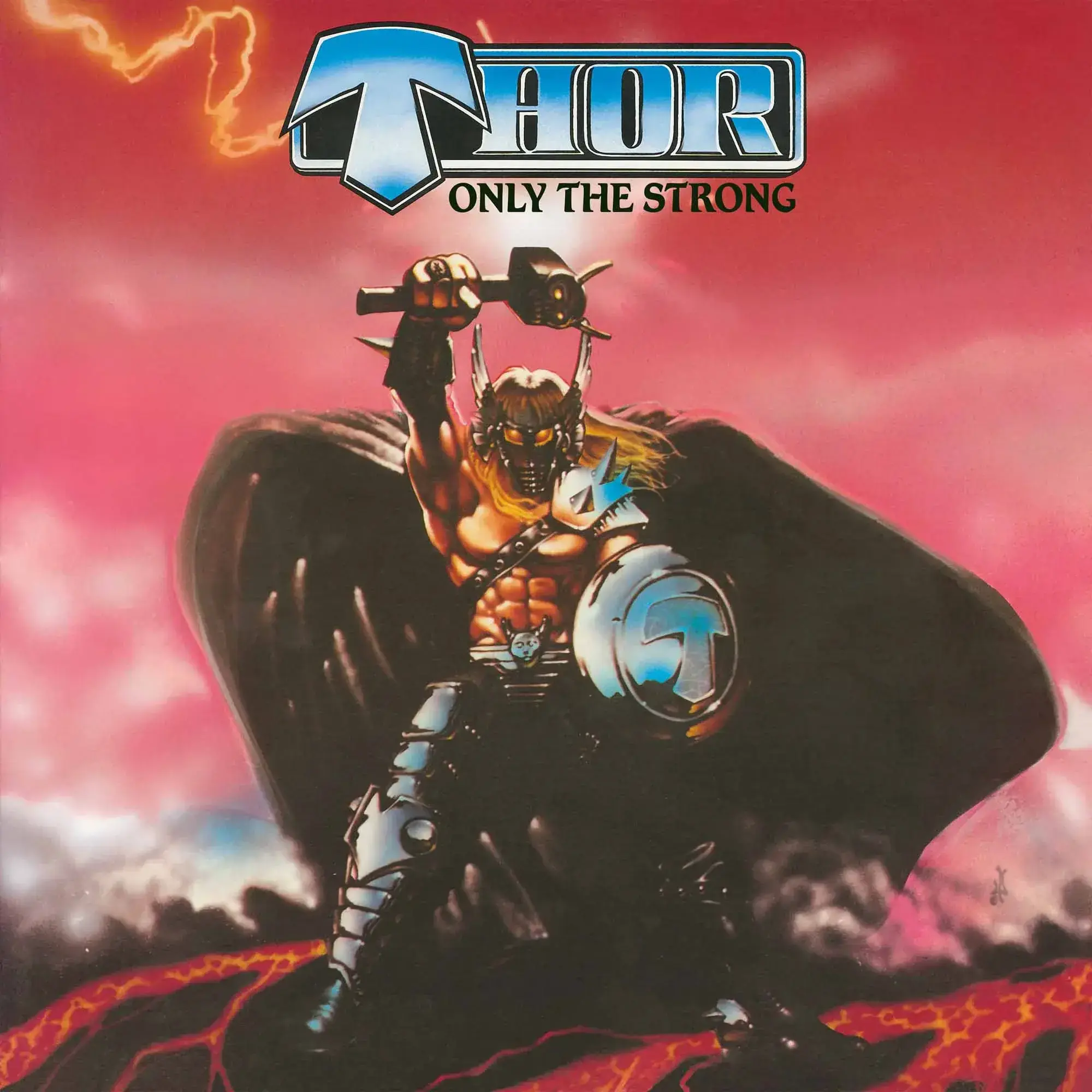THOR - Only The Strong · MAGENTA LP (Heavy Metal Vinyl) · Bild 1