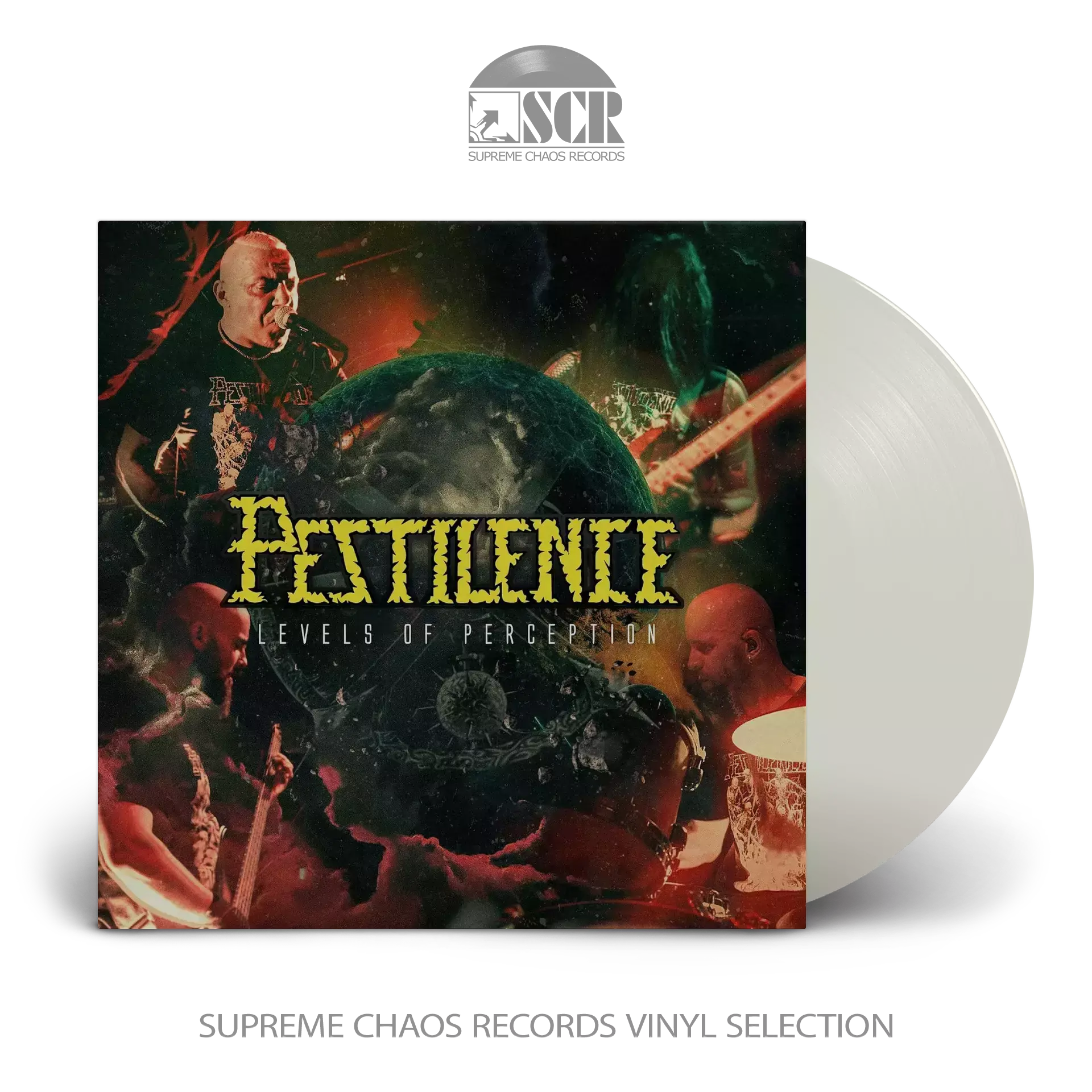 PESTILENCE - Levels of Perception · CLEAR LP PESTILENCE - Levels of Perception · CLEAR LP (Death Metal Vinyl)