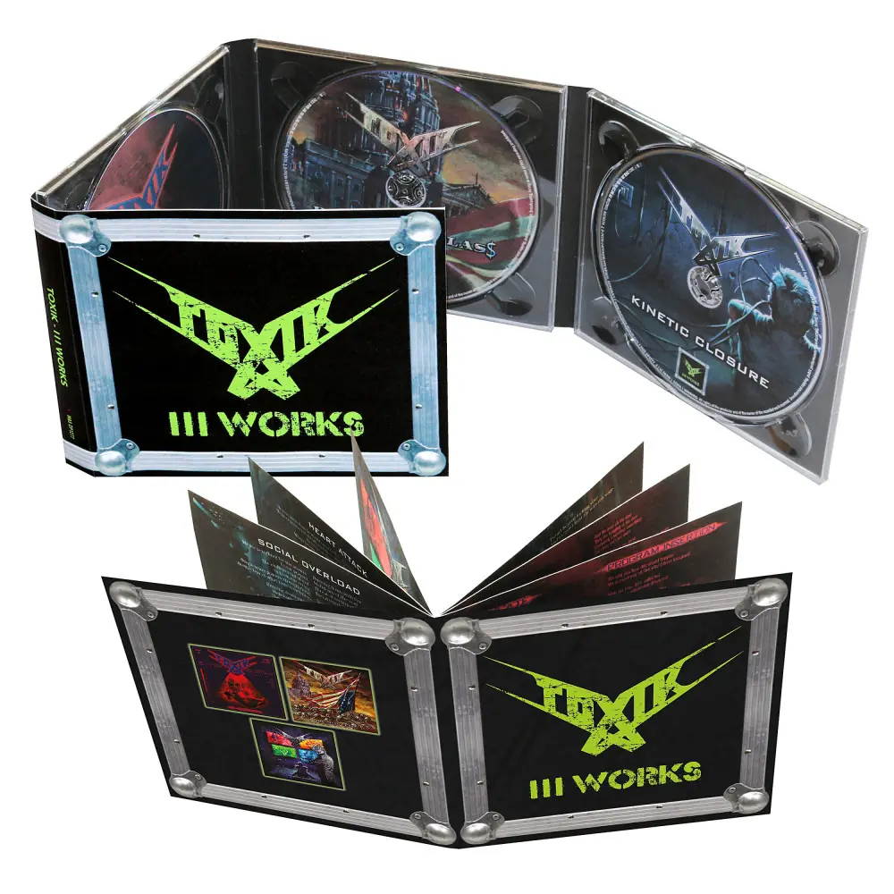 TOXIK - III Works · 3CD DIGIPAK TOXIK - III Works · 3CD DIGIPAK (Thrash Metal CDs)