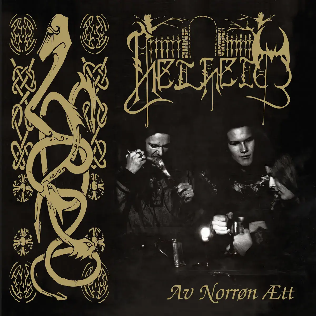 HELHEIM - Av norrøn ætt · WHEAT/BLACK LP (Black Metal/Viking Metal Vinyl) · Bild 1