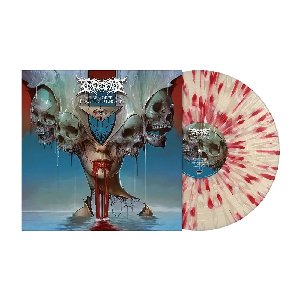 INGESTED - The Tide of Death and Fractured Dreams · EMPTY CRIMSON LP (Death Metal Vinyl)