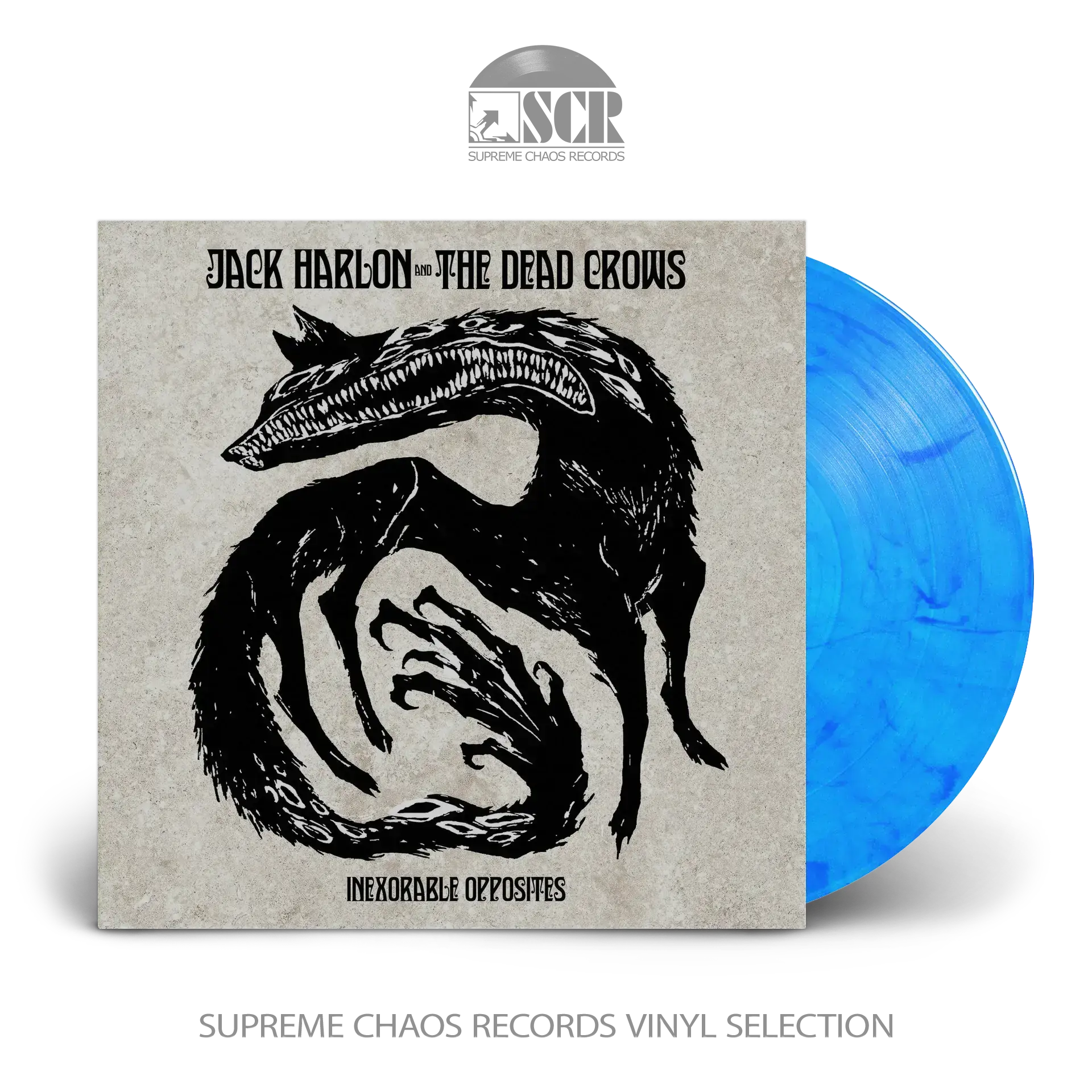 JACK HARLON & THE DEAD CROWS - Inexorable Opposites · BLUE MARBLED LP (Psychedelic Rock Vinyl)