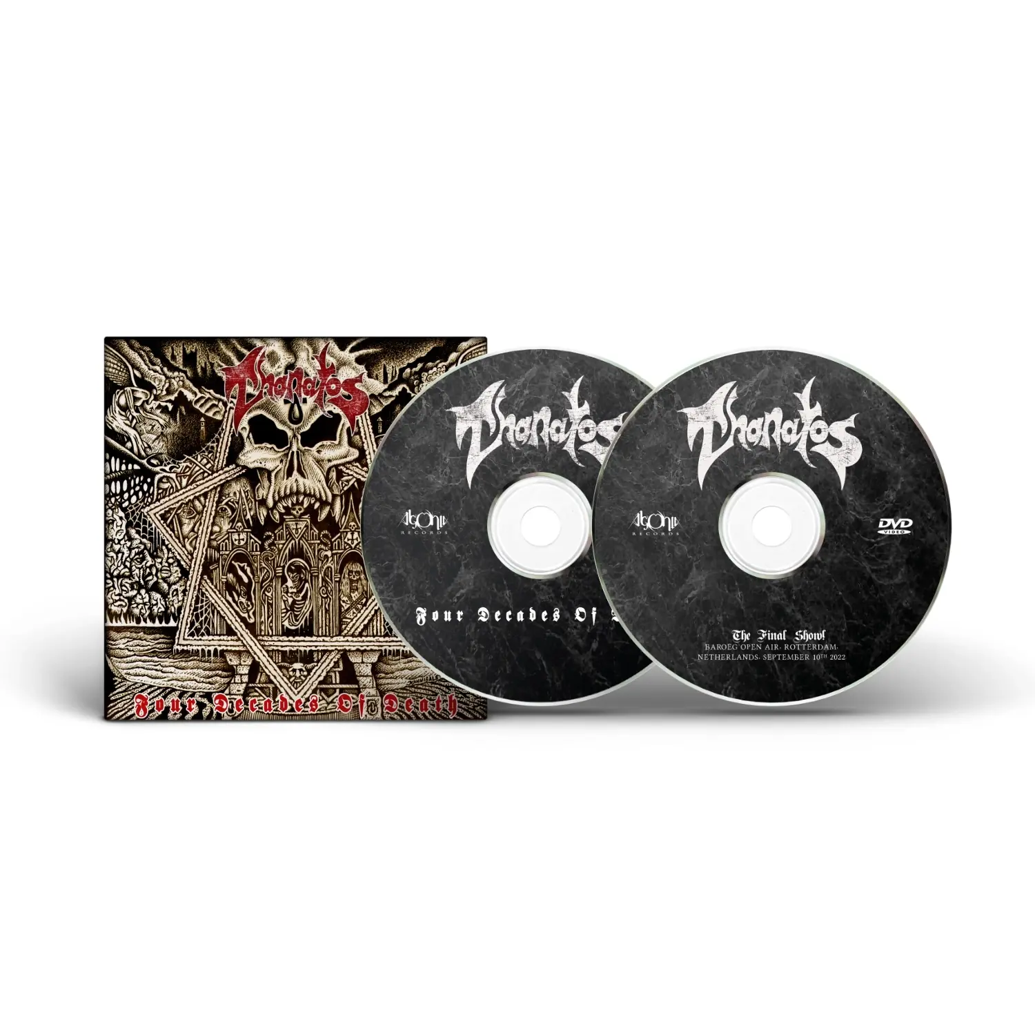 THANATOS - Four Decades Of Death · DIGIPAK CD+DVD (Death Metal CDs)