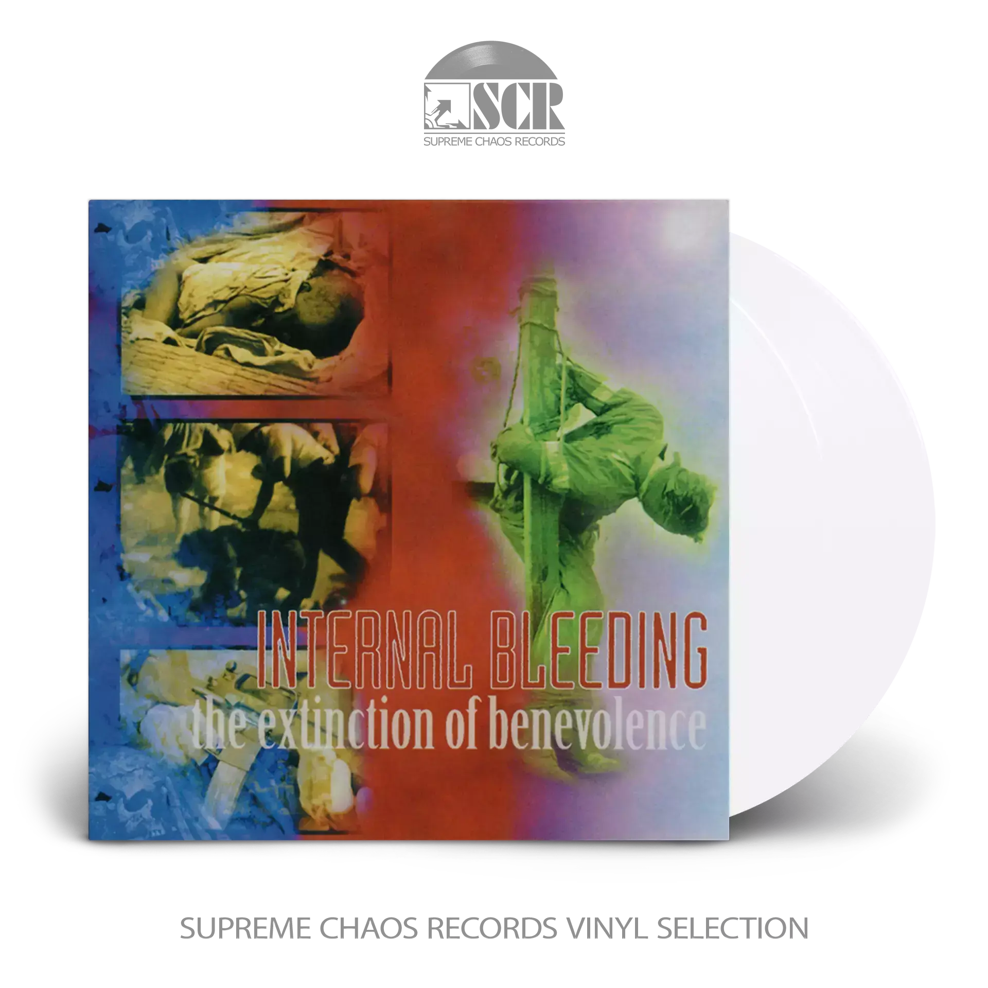 INTERNAL BLEEDING - The Extinction Of Benevolence · WHITE 2LP (Brutal Death Metal Vinyl)