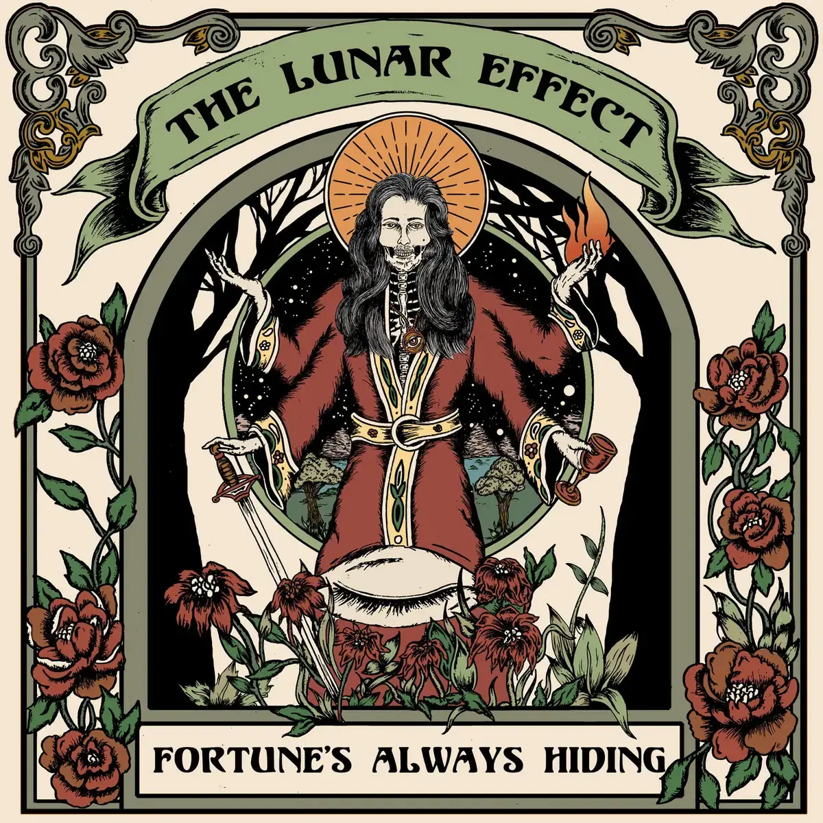 THE LUNAR EFFECT - Fortune's Always Hiding · BLACK LP (Psychedelic Rock Vinyl) · Bild 1