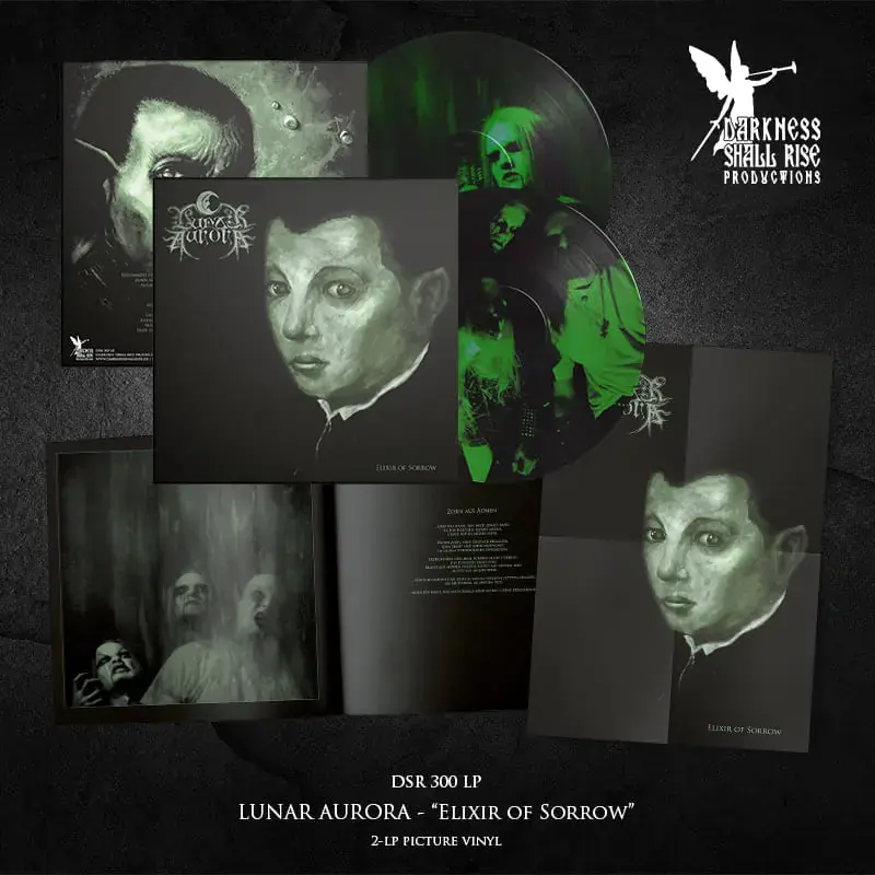 LUNAR AURORA · Elixir of Sorrow | PICTURE LP (Black Metal Vinyl)