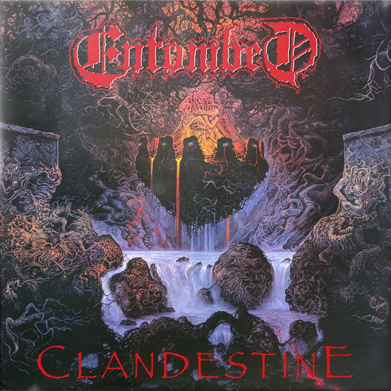 ENTOMBED · Clandestine | WHITE LP (Death Metal Vinyl) · Bild 1