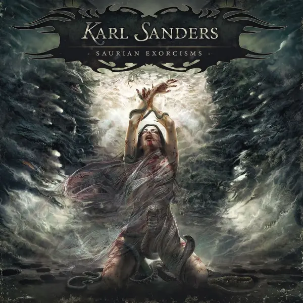 KARL SANDERS - Saurian Exorcisms · WHITE LP · Bild 1 KARL SANDERS - Saurian Exorcisms · WHITE LP (Rock/Progressive Rock Vinyl) · Bild 1