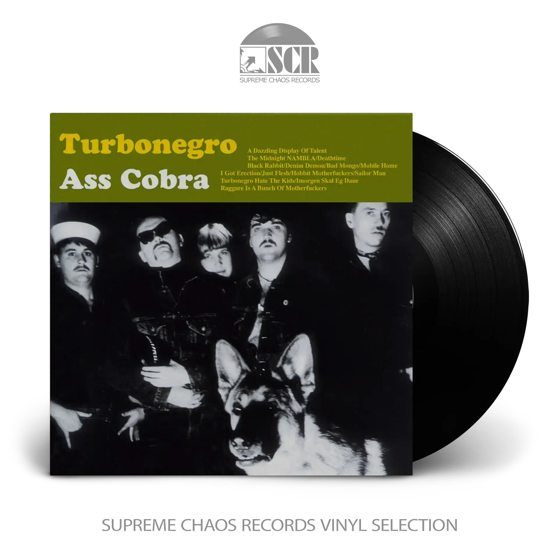 TURBONEGRO - Ass Cobra · BLACK LP (Punk Rock Vinyl)