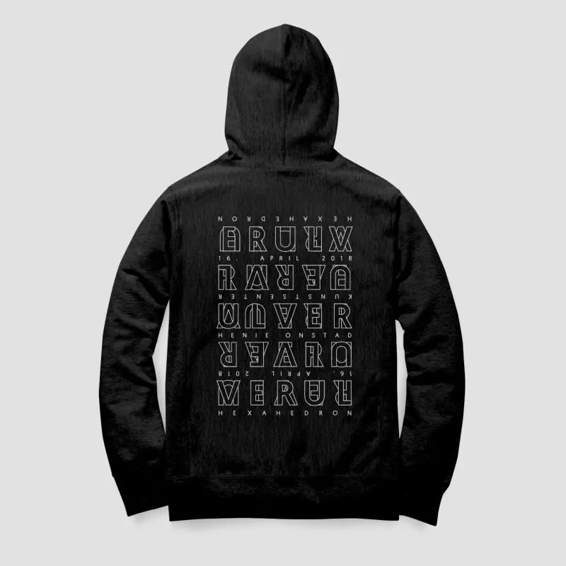 ULVER · Hexahedron Zipper Black | ZIP HOODIE (Ambient Clothes) · Bild 1
