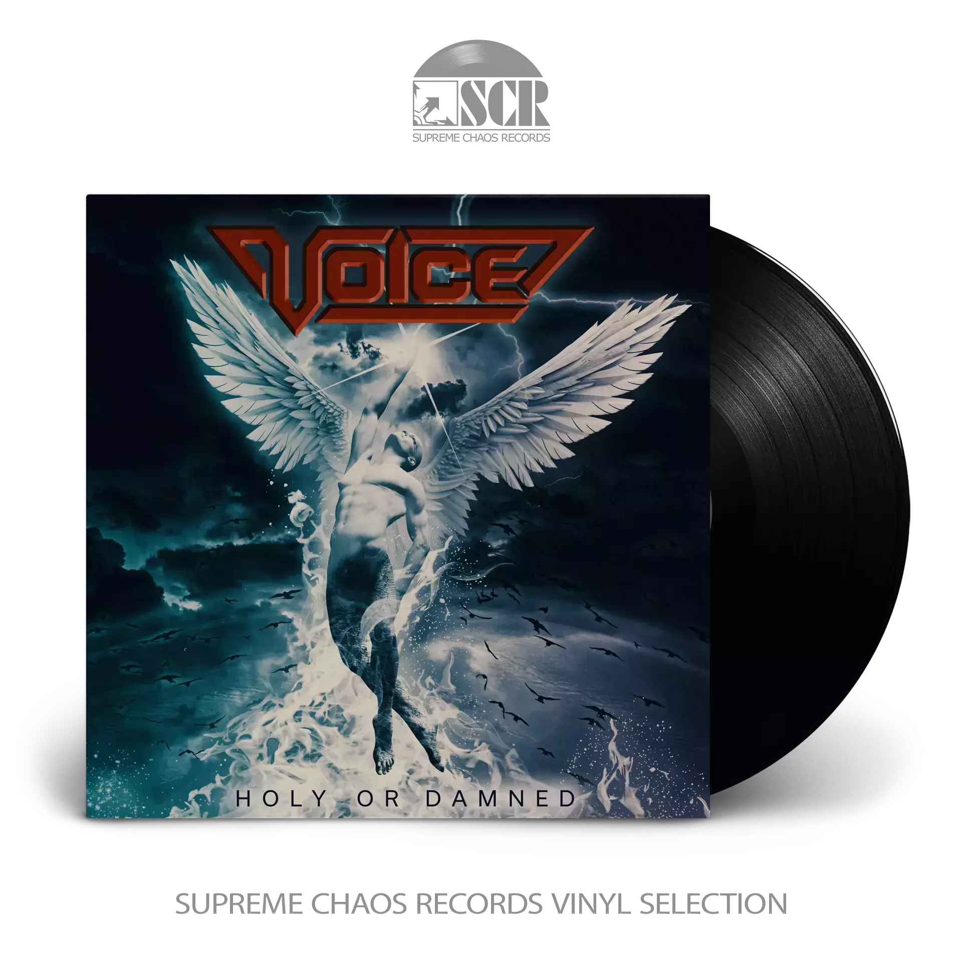 VOICE - Holy Or Damned · BLACK LP (Heavy Metal Vinyl)