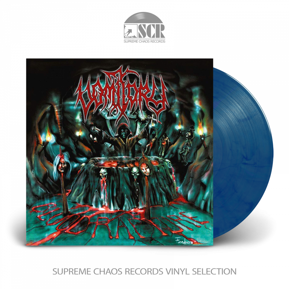 VOMITORY - Blood Rapture · CLEAR BLUE LP (Death Metal Vinyl)