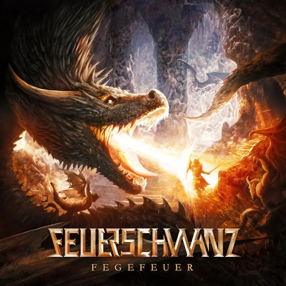FEUERSCHWANZ - Fegefeuer · BLACK LP (Medieval Rock Vinyl) · Bild 1