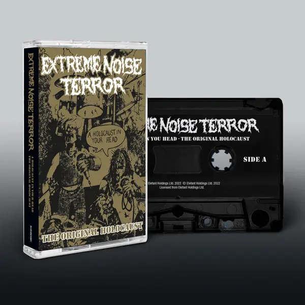 EXTREME NOISE TERROR - Holocaust In Your Head - The Original Holocaust · BLACK TAPE EXTREME NOISE TERROR - Holocaust In Your Head - The Original Holocaust · BLACK TAPE (Grindcore Tapes)