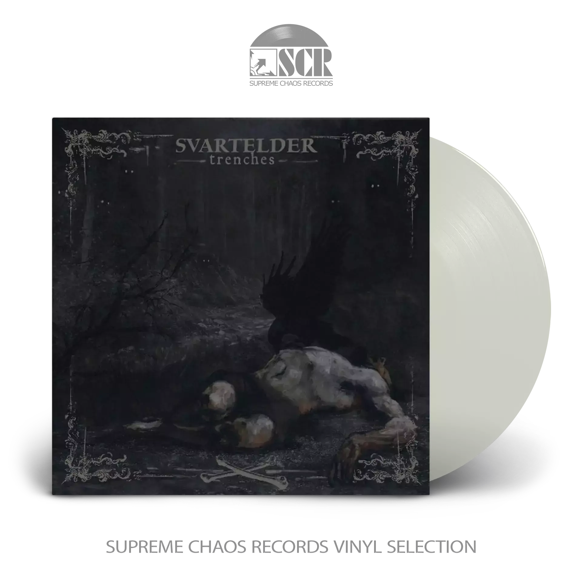 SVARTELDER · Trenches | CLEAR LP (Black Metal Vinyl)