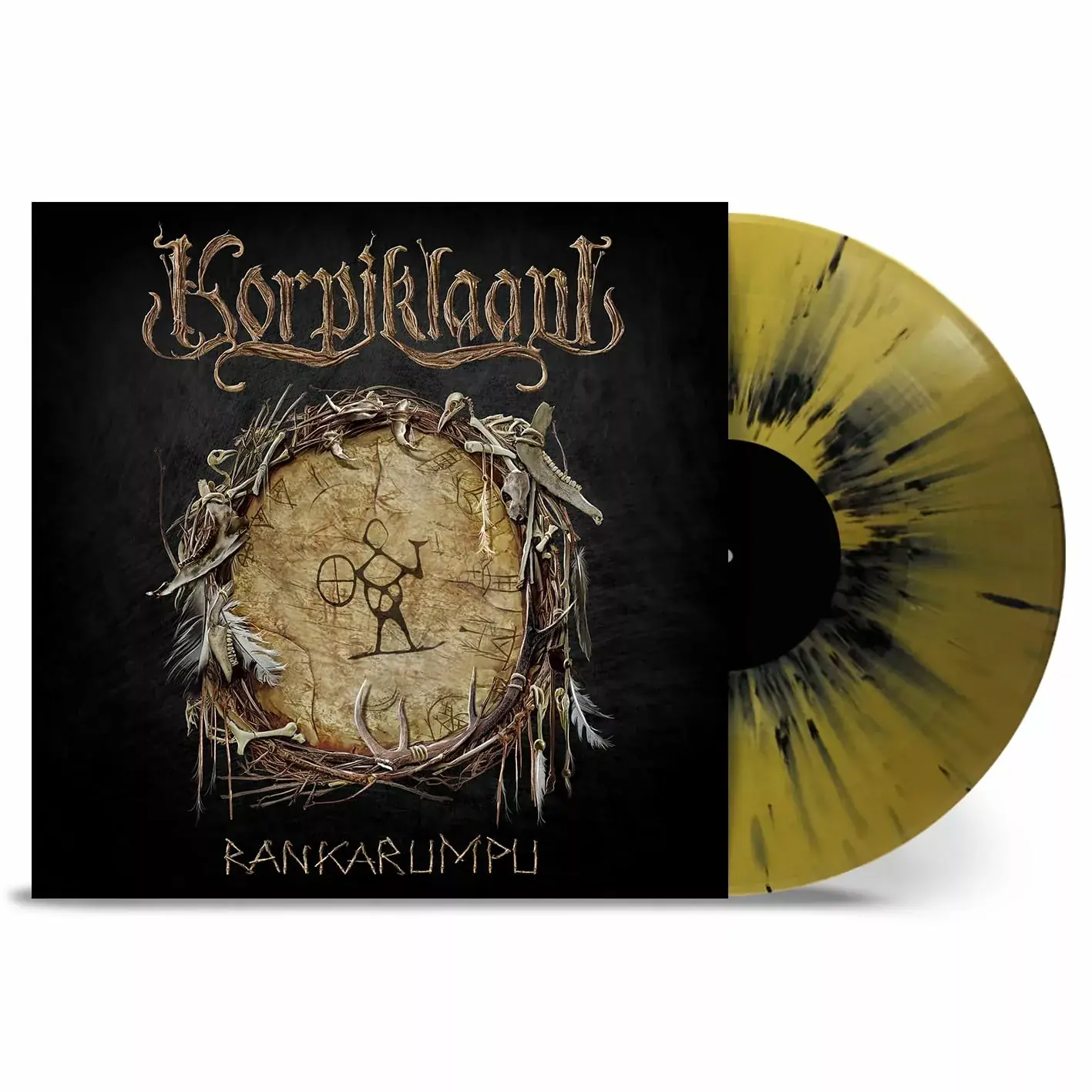 KORPIKLAANI - Rankarumpu · GOLD/BLACK SPLATTER LP KORPIKLAANI - Rankarumpu · GOLD/BLACK SPLATTER LP (Viking Metal Vinyl)