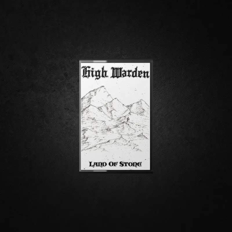 HIGH WARDEN · Land of Stone | WHITE TAPE (Doom Metal/Epic Metal/Heavy Metal Tapes)