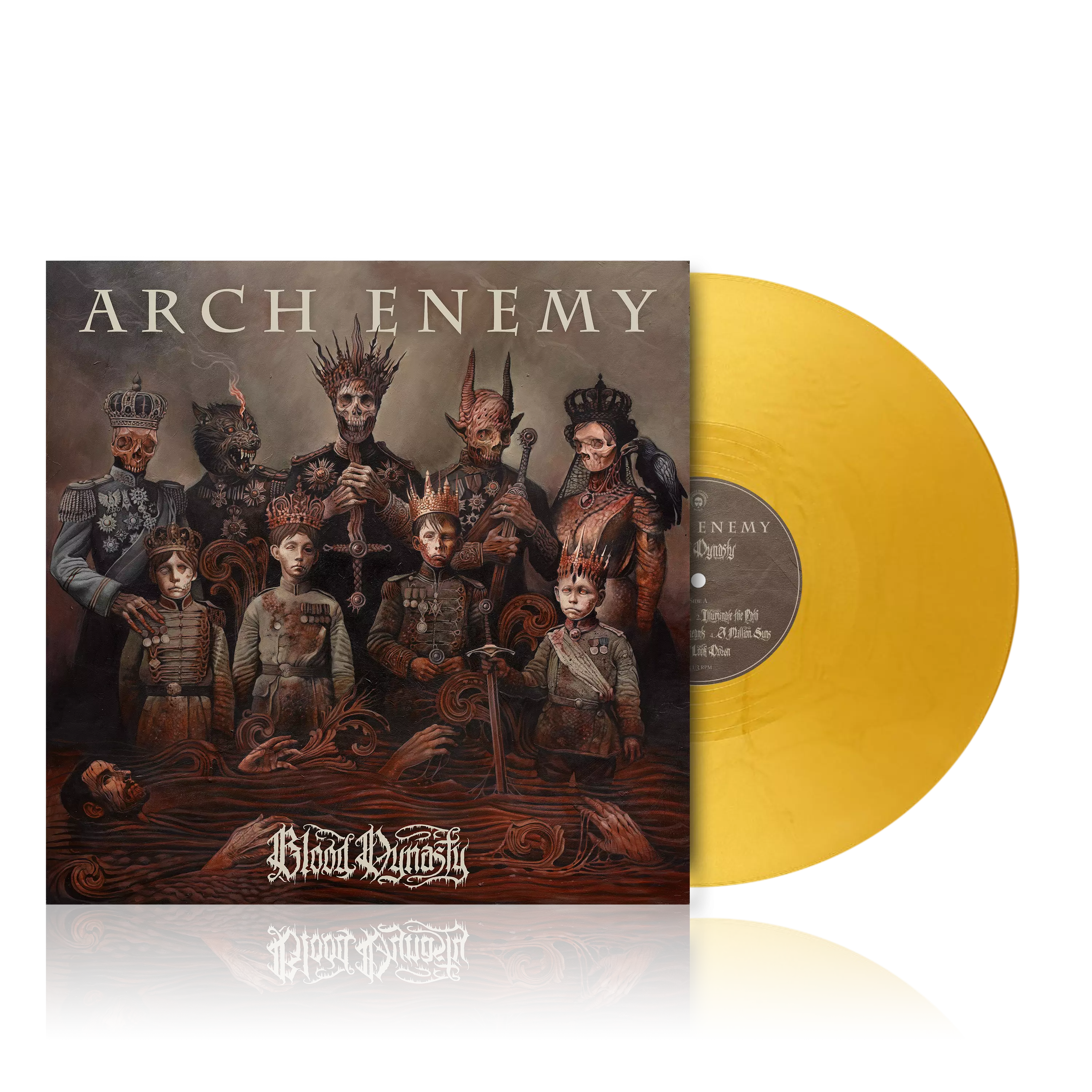 ARCH ENEMY - Blood Dynasty · BRIGHT GOLD LP ARCH ENEMY - Blood Dynasty · BRIGHT GOLD LP (Melodic Death Metal Vinyl)