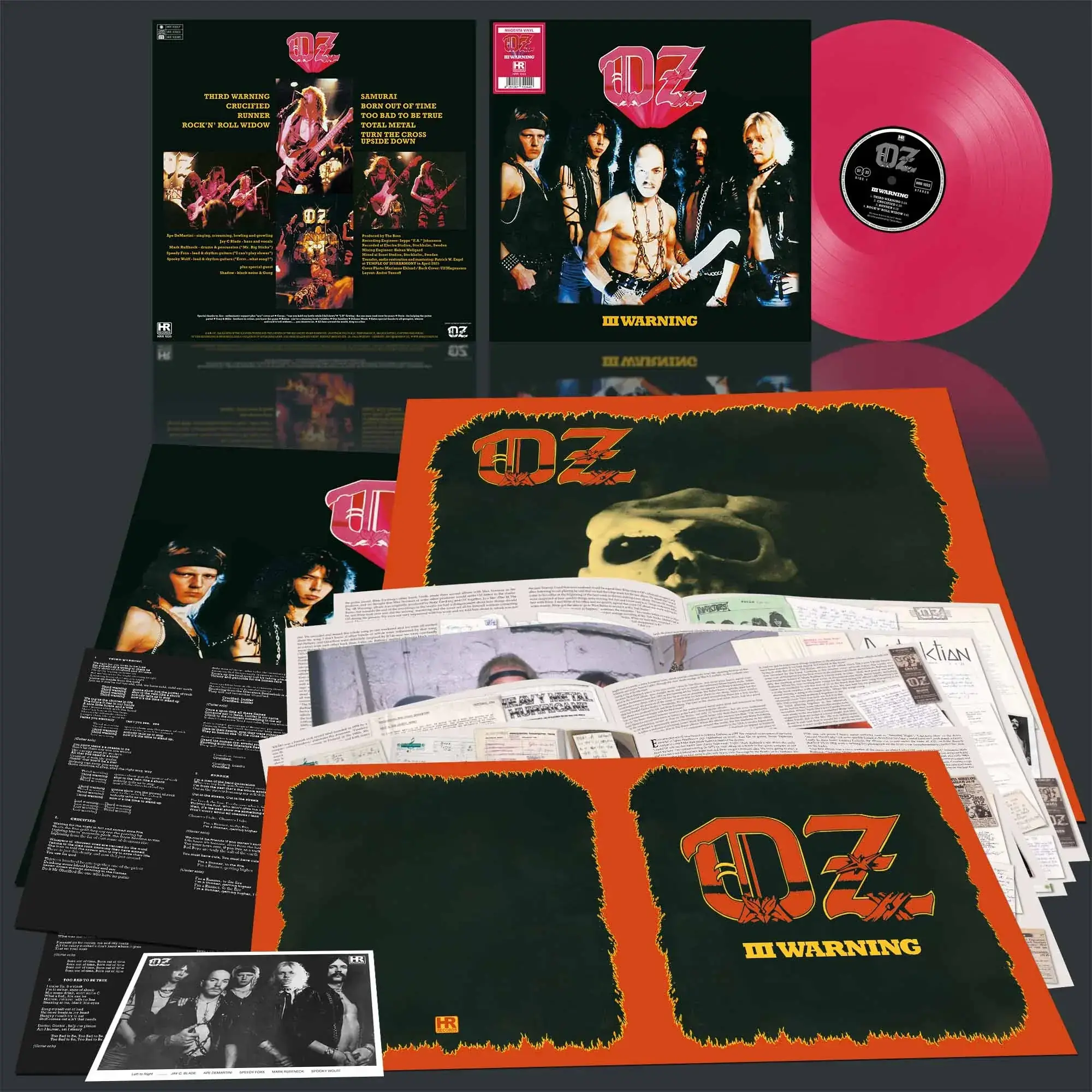 OZ · III Warning | MAGENTA LP (Heavy Metal Vinyl) · Bild 2