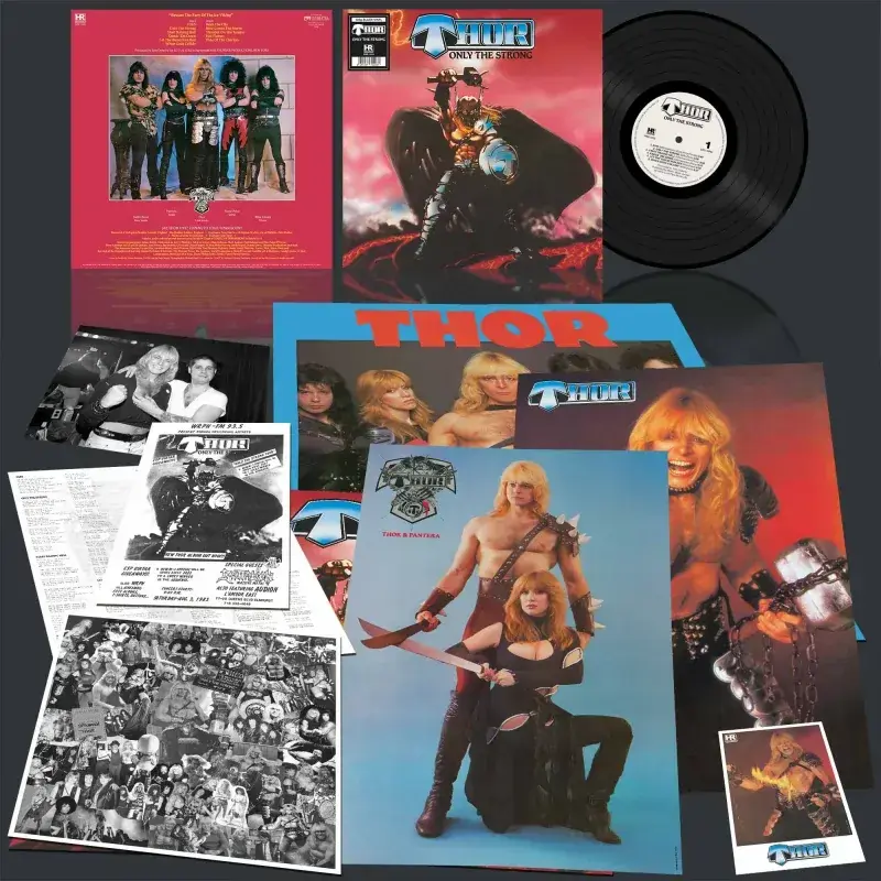 THOR - Only The Strong · BLACK LP (Heavy Metal Vinyl) · Bild 2