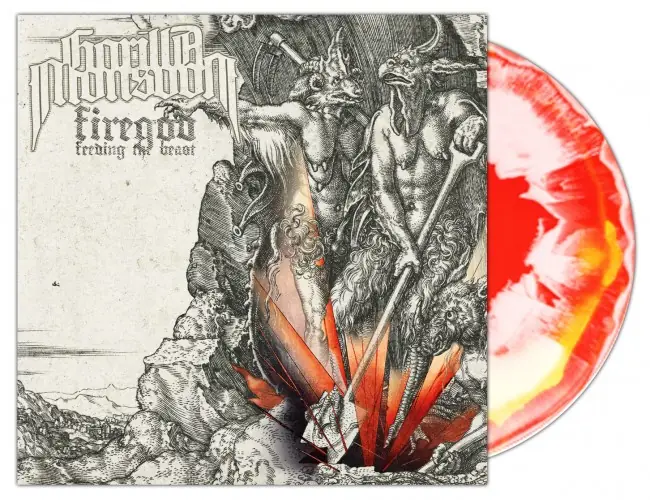 GORILLA MONSOON - Firegod - Feeding The Beast · FIRE LP GORILLA MONSOON - Firegod - Feeding The Beast · FIRE LP (Stoner Rock Vinyl)