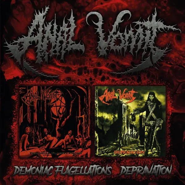 ANAL VOMIT · Demoniac Flagellations / Depravation | 2CD (Black Metal/Thrash Metal CDs)