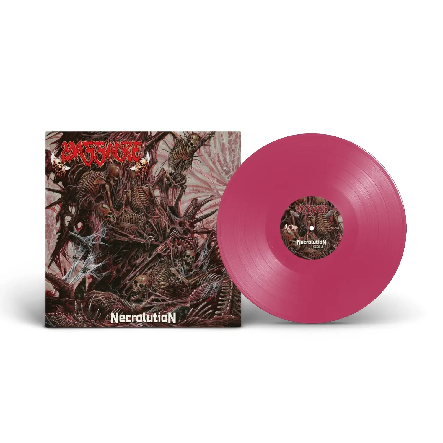 MASSACRE - Necrolution · PINK LP MASSACRE - Necrolution · PINK LP (Death Metal Vinyl)
