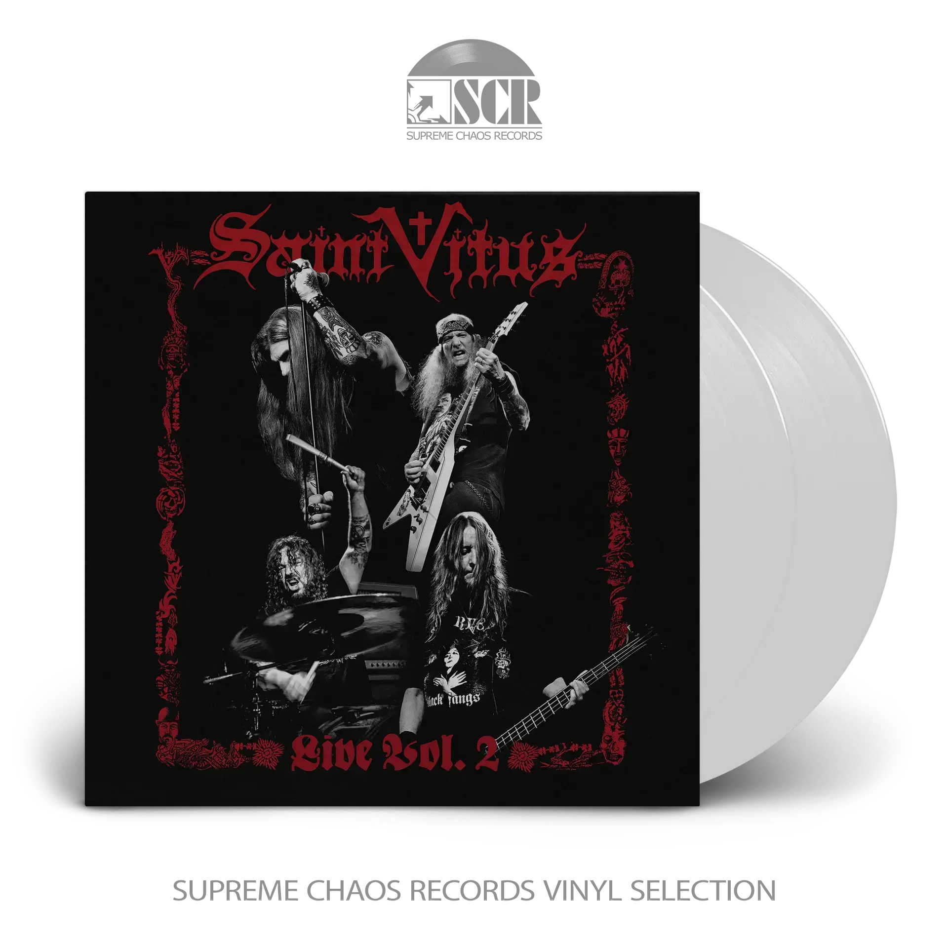 SAINT VITUS - Live Vol. 2 · WHITE 2LP SAINT VITUS - Live Vol. 2 · WHITE 2LP (Doom Metal Vinyl)