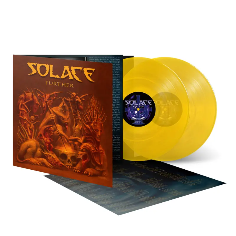 SOLACE · Further | TRANSPARENT YELLOW 2LP (Stoner Metal/Doom Metal Vinyl) · Bild 2