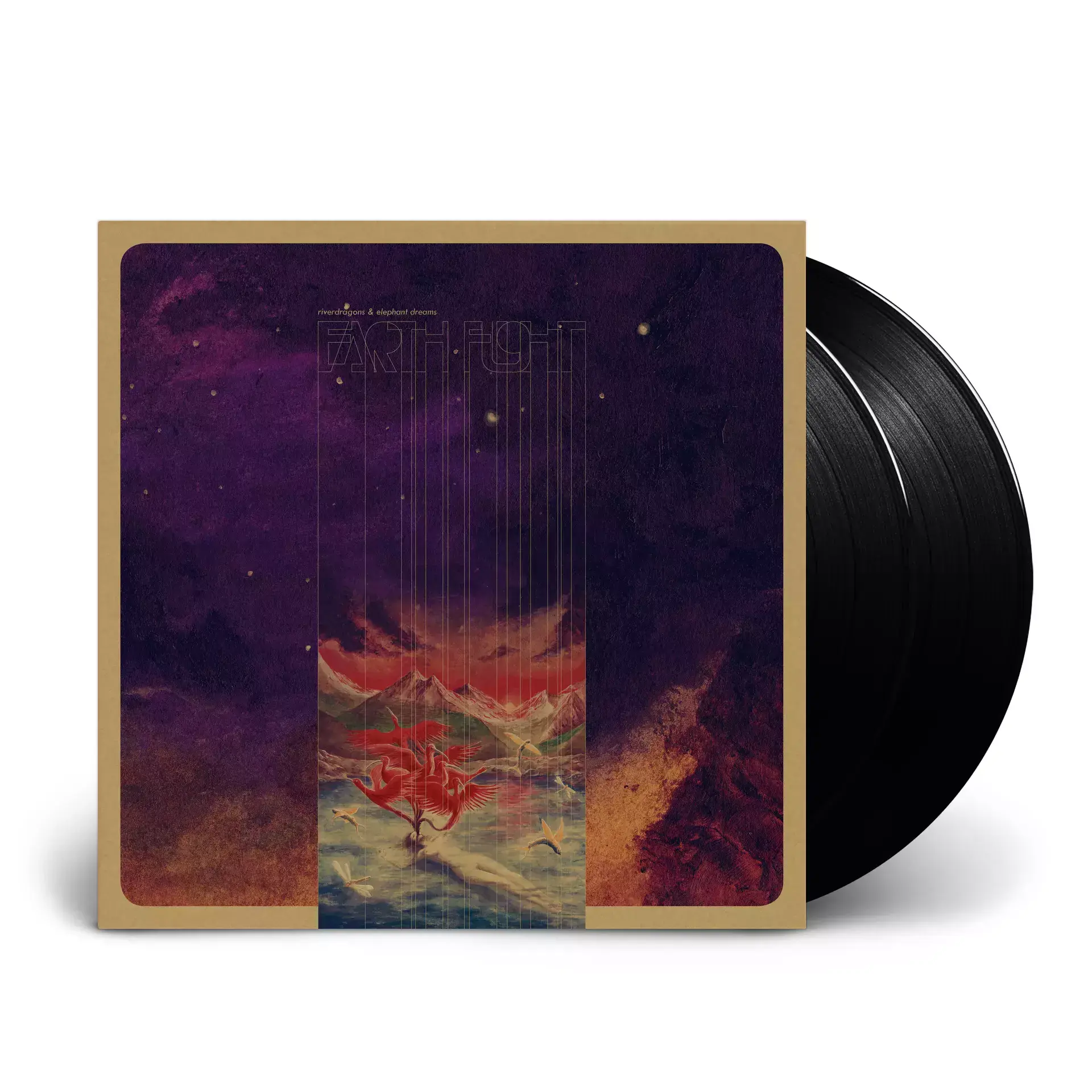 EARTH FLIGHT - Riverdragons & Elephant Dreams · BLACK 2LP EARTH FLIGHT - Riverdragons & Elephant Dreams · BLACK 2LP (Progressive Rock Vinyl)