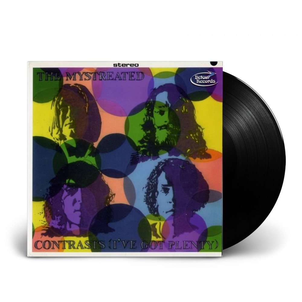 THE MYSTREATED · Contrasts (I've Got Plenty) | BLACK 7" EP THE MYSTREATED · Contrasts (I've Got Plenty) | BLACK 7" EP (Garage Rock/Psychedelic Rock Vinyl)