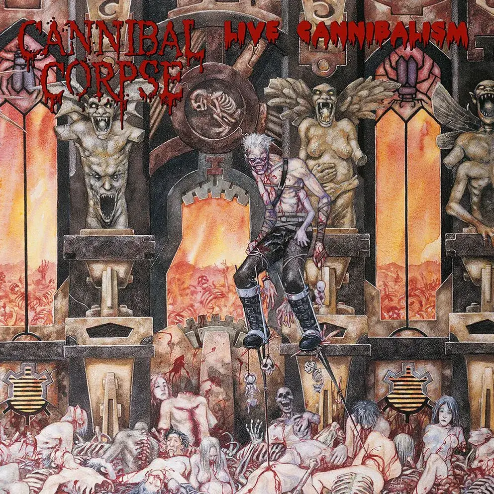 CANNIBAL CORPSE · Live Cannibalism | WHITE 2LP (Death Metal Vinyl) · Bild 1