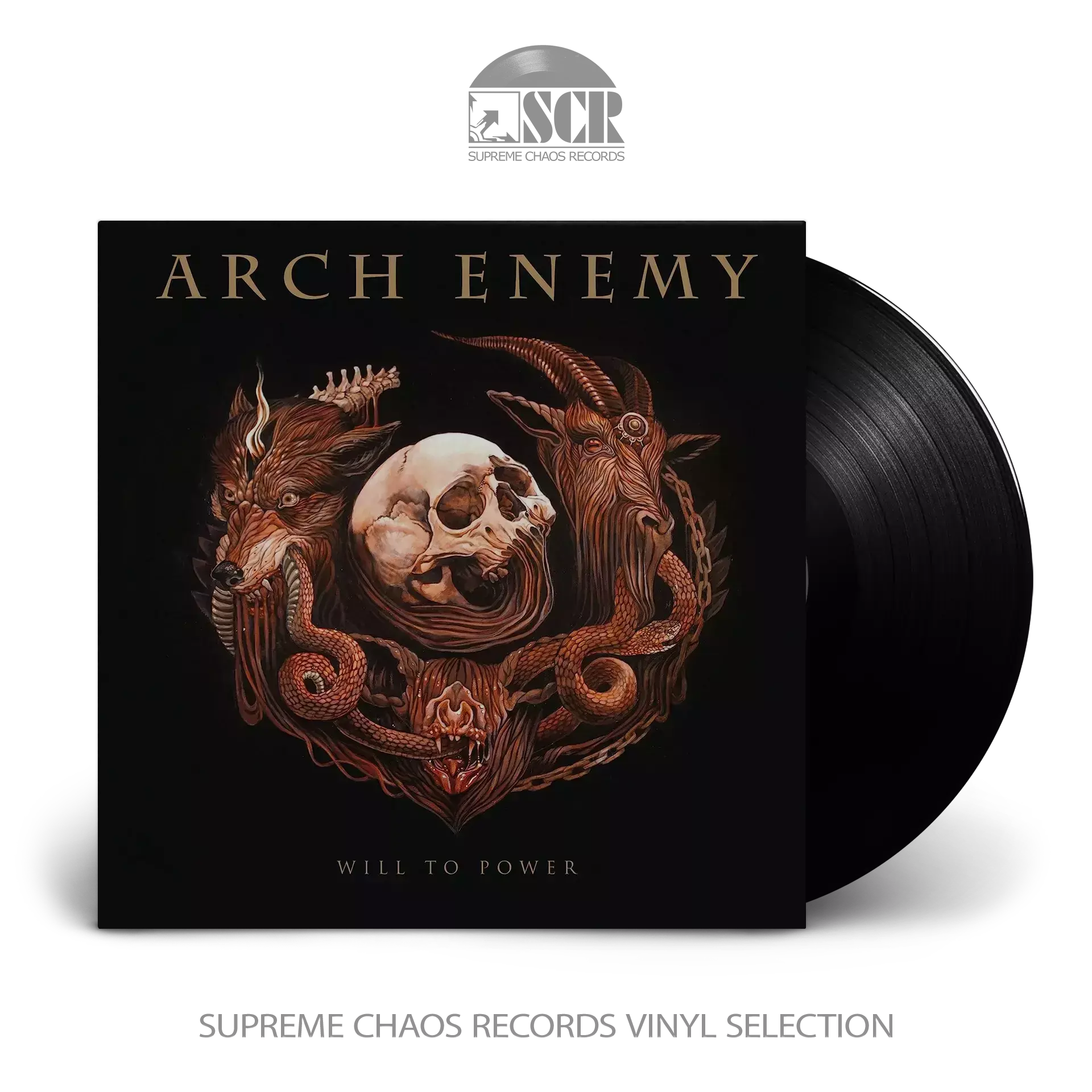 ARCH ENEMY · Will To Power (Re-Issue 2023) | BLACK VINYL ARCH ENEMY · Will To Power (Re-Issue 2023) | BLACK VINYL (Melodic Death Metal Vinyl)