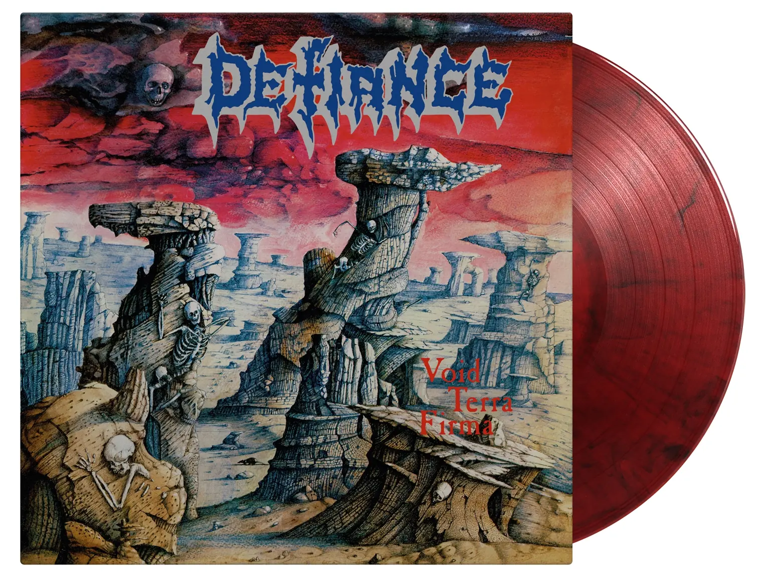 DEFIANCE - Void Terra Firma · RED/BLACK MARBLED VINYL (Thrash Metal Vinyl)