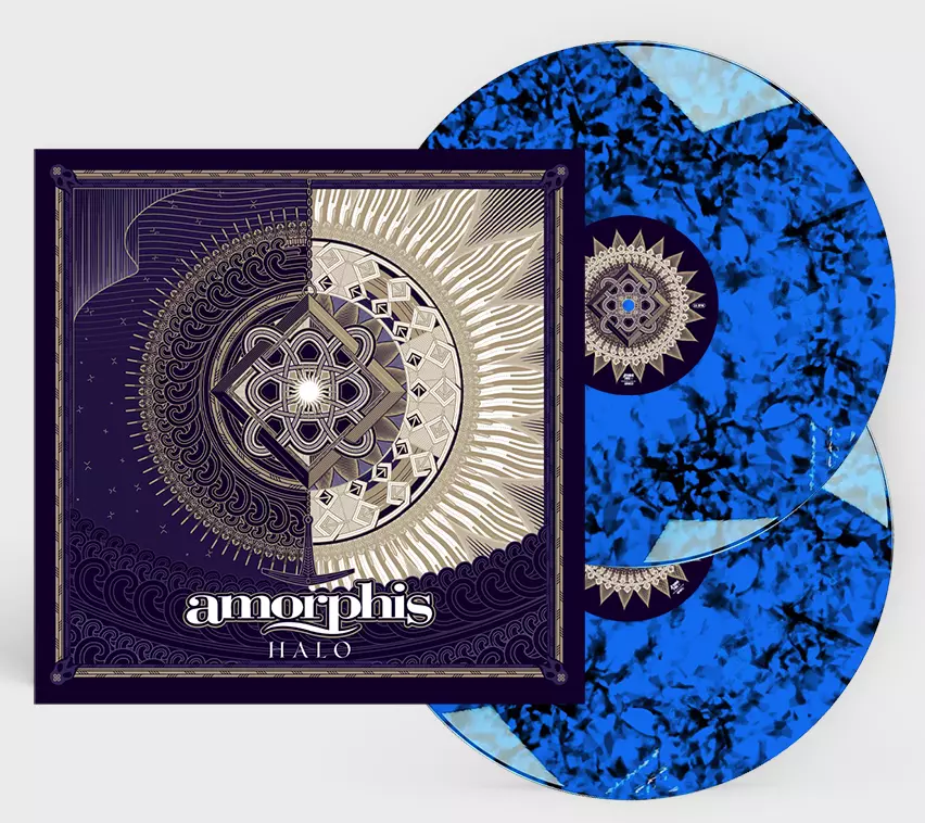 AMORPHIS - Halo · BLUE/BLACK DUST DLP (Progressive Metal Vinyl)