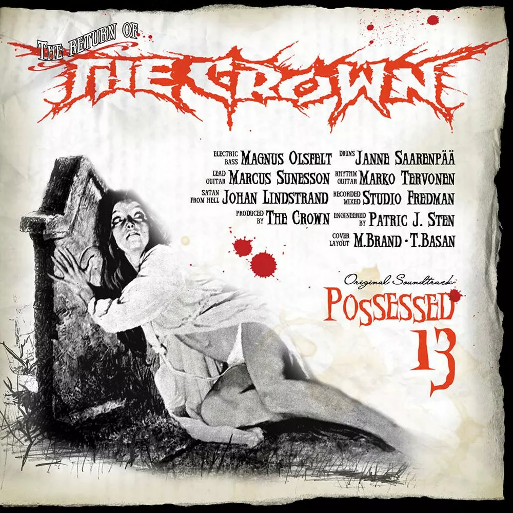 THE CROWN - Possessed 13 · RED/BLACK LP (Death Metal Vinyl) · Bild 1