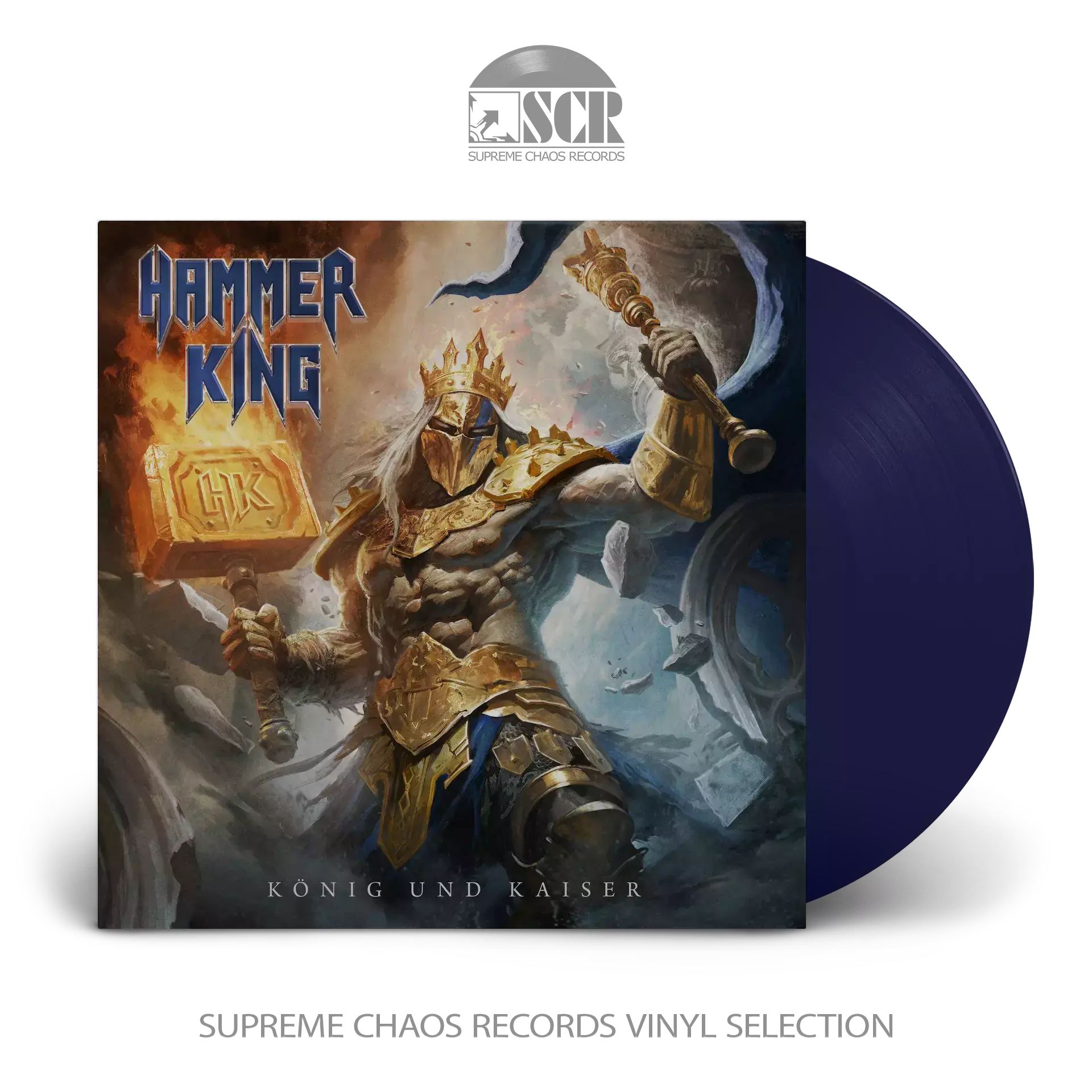HAMMER KING · König Und Kaiser | ROYAL BLUE LP HAMMER KING · König Und Kaiser | ROYAL BLUE LP (Heavy Metal Vinyl)