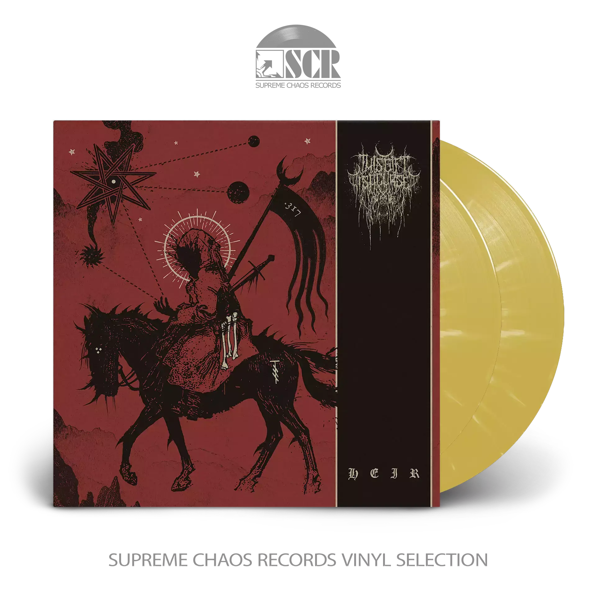 THIS GIFT IS A CURSE - Heir · GOLD/SILVER SPLATTER 2LP (Sludge/Black Metal Vinyl)