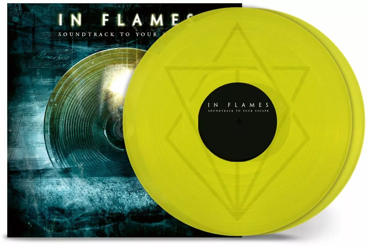 IN FLAMES · Soundtrack To Your Escape | TRANSPARENT YELLOW 2LP IN FLAMES · Soundtrack To Your Escape | TRANSPARENT YELLOW 2LP (Melodic Death Metal Vinyl)