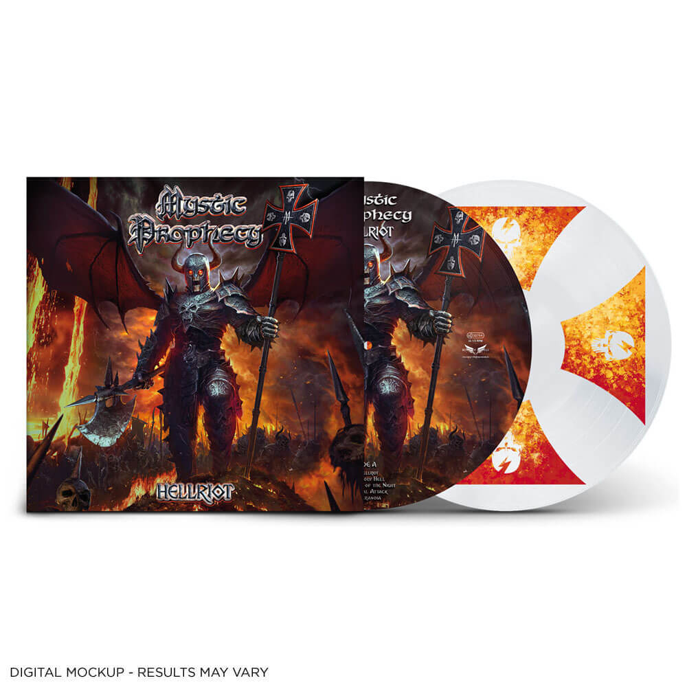 MYSTIC PROPHECY - Hellriot (Black/Firey Cross) · PICTURE DISC LP (Power Metal Vinyl)