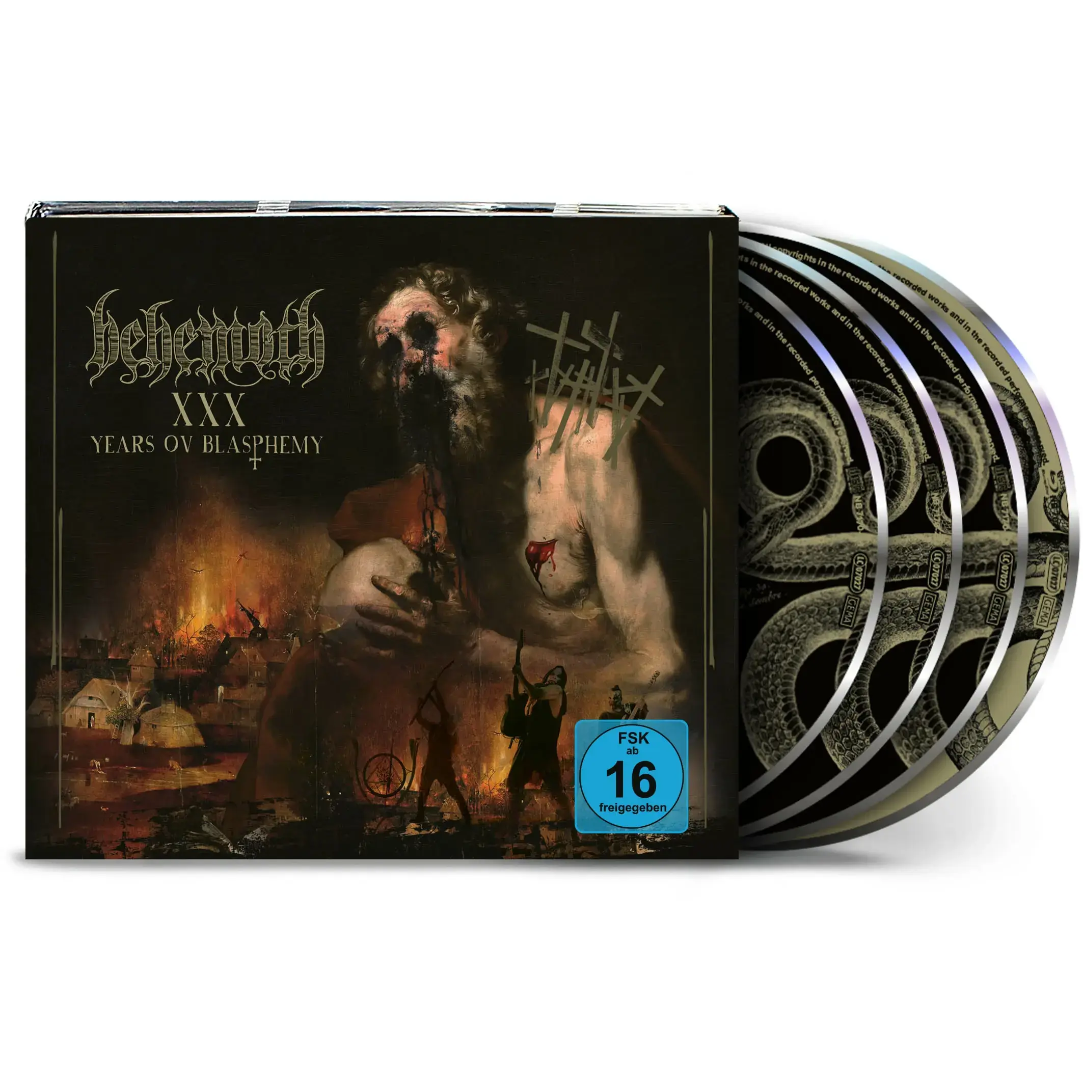 BEHEMOTH · XXX Years Ov Blasphemy | 3CD+BLU-RAY MEDIABOOK · Bild 2 BEHEMOTH · XXX Years Ov Blasphemy | 3CD+BLU-RAY MEDIABOOK (Death Metal CDs) · Bild 2